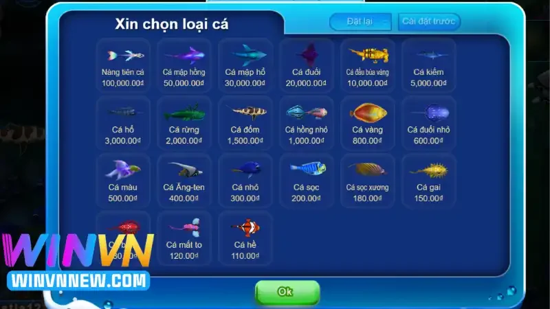 Giới thiệu bắn cá ăn tiền cực hot tại WINVN